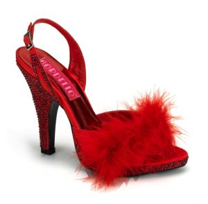 Red SIREN Heel Sling Back Mini Platform Sandal by Bordello Shoes.jpg
